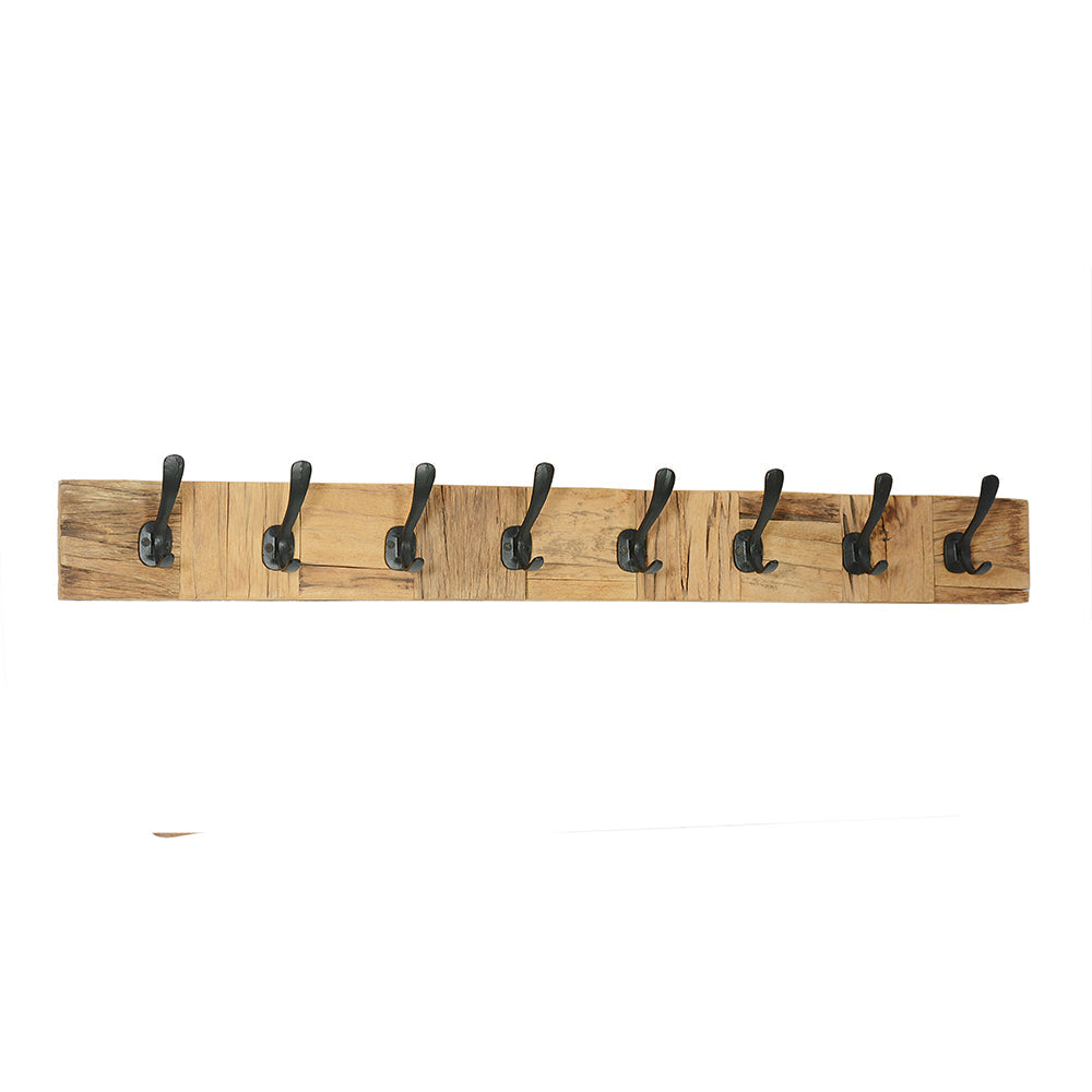 Ara 90cm Wood and Metal Wall Hook - Fab Habitat , Wall Hooks,
