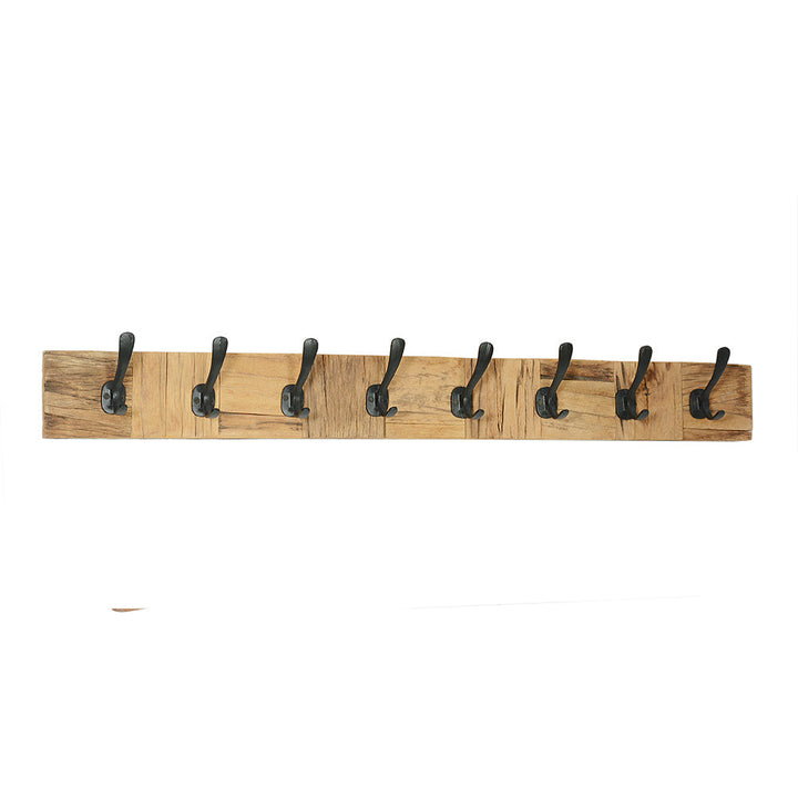 Ara 90cm Wood and Metal Wall Hook - Fab Habitat , Wall Hooks,