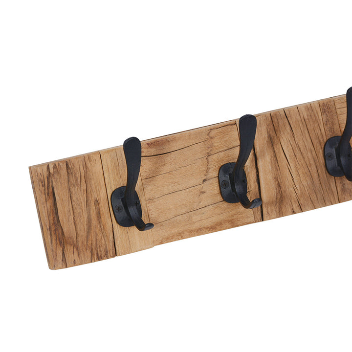 Ara 90cm Wood and Metal Wall Hook - Fab Habitat , Wall Hooks,
