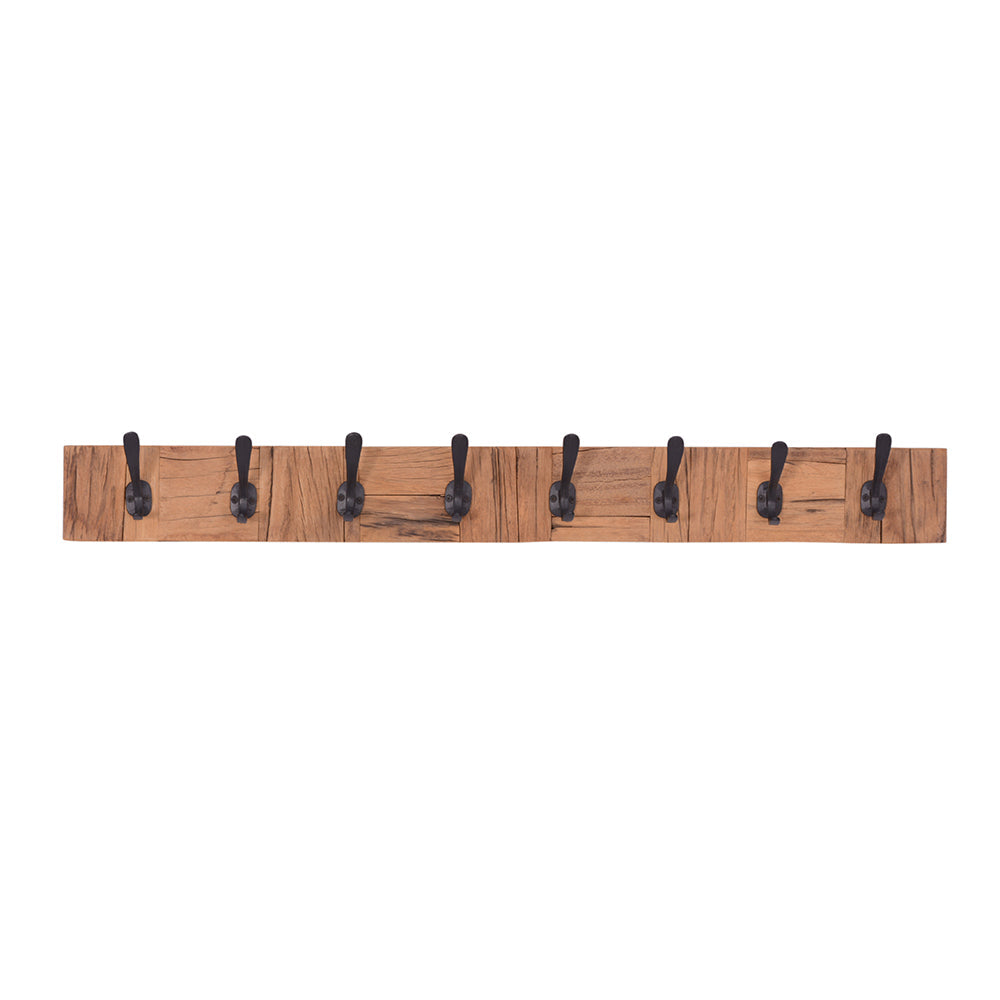 Ara 90cm Wood and Metal Wall Hook - Fab Habitat , Wall Hooks,