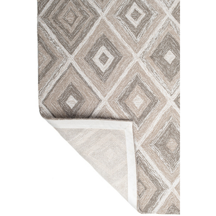 Alexandria Multicolour Beige P.E.T Indoor Outdoor Large Rug - Fab Habitat , Outdoor Rugs, [product_size],