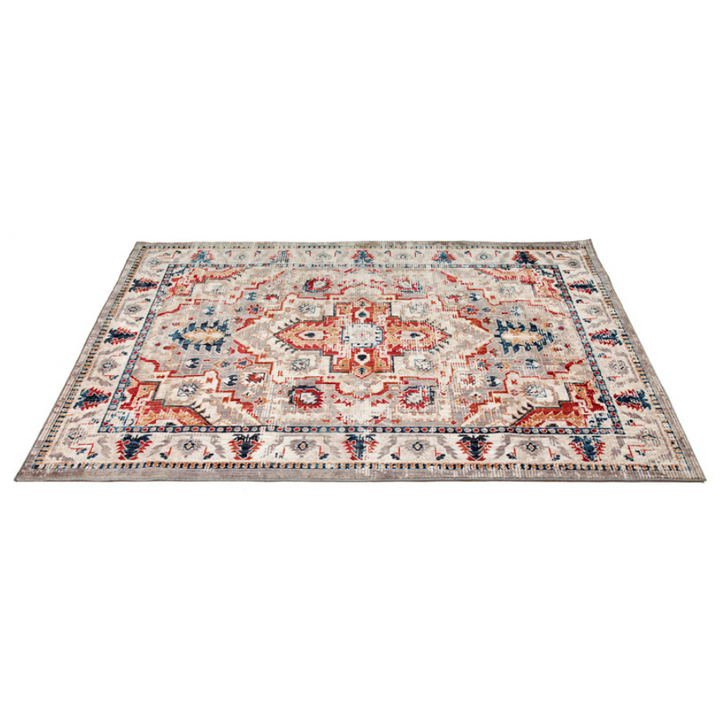 Ankara Multicolour Distressed Traditional Turkish Rug - Fab Habitat , Soft And Plush Turkish Rugs, [product_size],