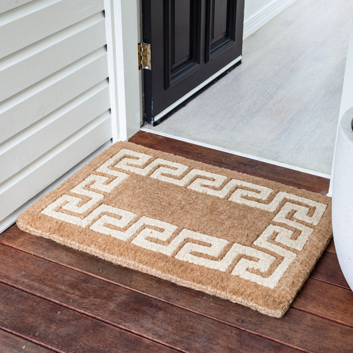 Athens Two Toned Thick Coir Doormat - Fab Habitat , Doormats, [product_size],