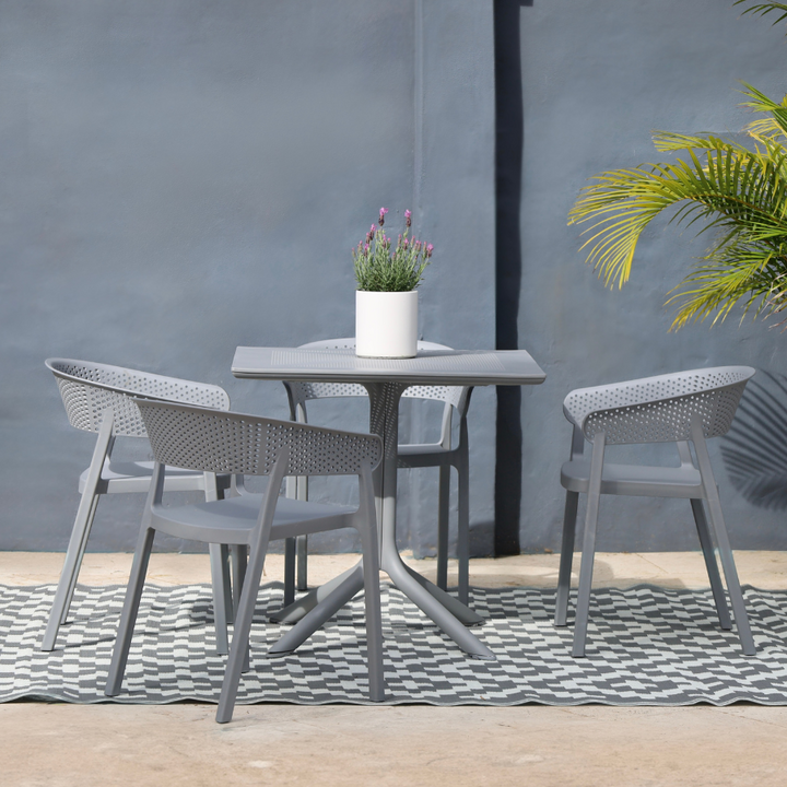 Aztec Grey & White Rectangular Diamond Pattern Foldable Waterproof XL Camping Mat - 270x450 CM - Fab Habitat , Camping Mats,