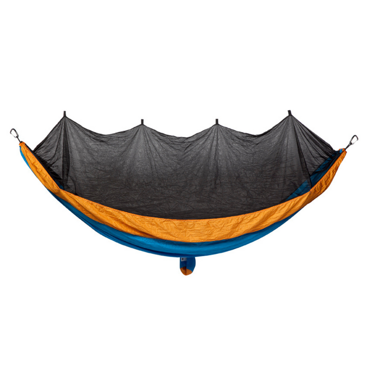 Bug Net Hammock - Hawai Ocean Body & Dark Cheddar Border - Fab Habitat , Hammocks, [product_size],
