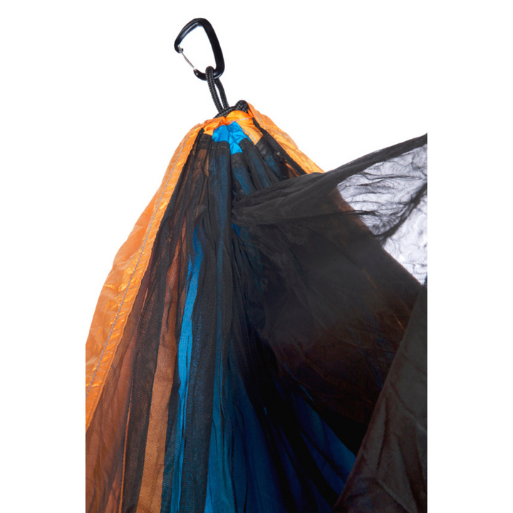 Bug Net Hammock - Hawai Ocean Body & Dark Cheddar Border - Fab Habitat , Hammocks, [product_size],