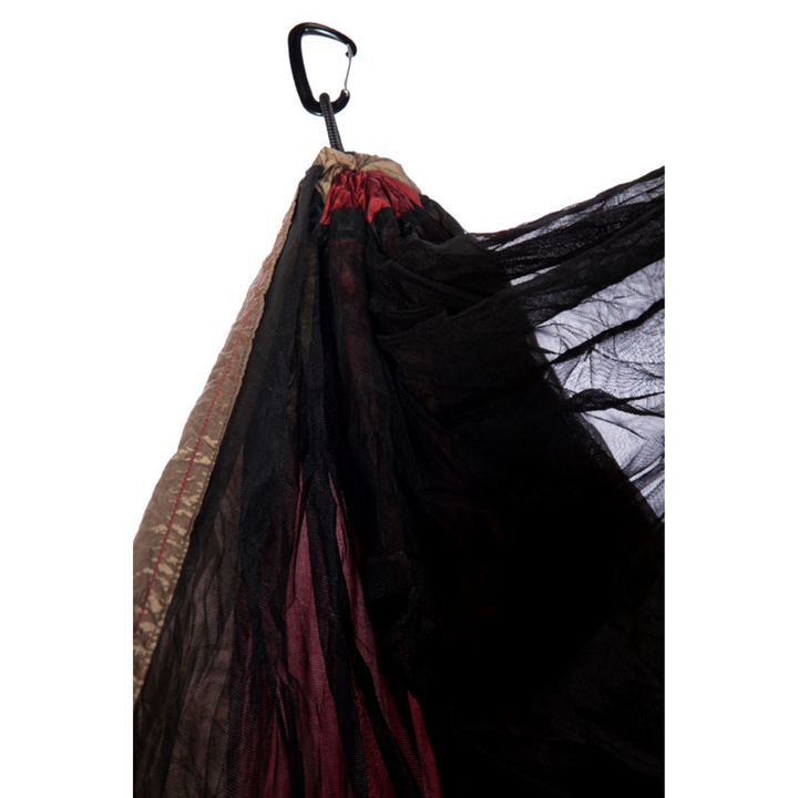 Bug Net Hammock - Ruby Wine Body & Lead Grey Border - Fab Habitat , Hammocks, [product_size],