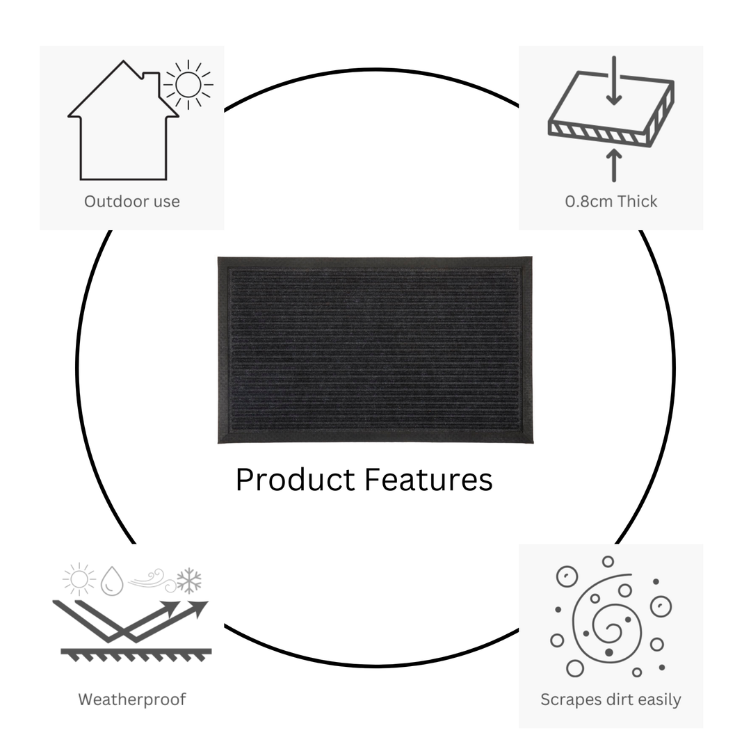 Daro Coir Doormat – Decorative Pattern Entry Rug – Buy Online in Australia