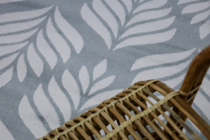 Dibang Aqua Light Green and Cream Indoor Outdoor Rug