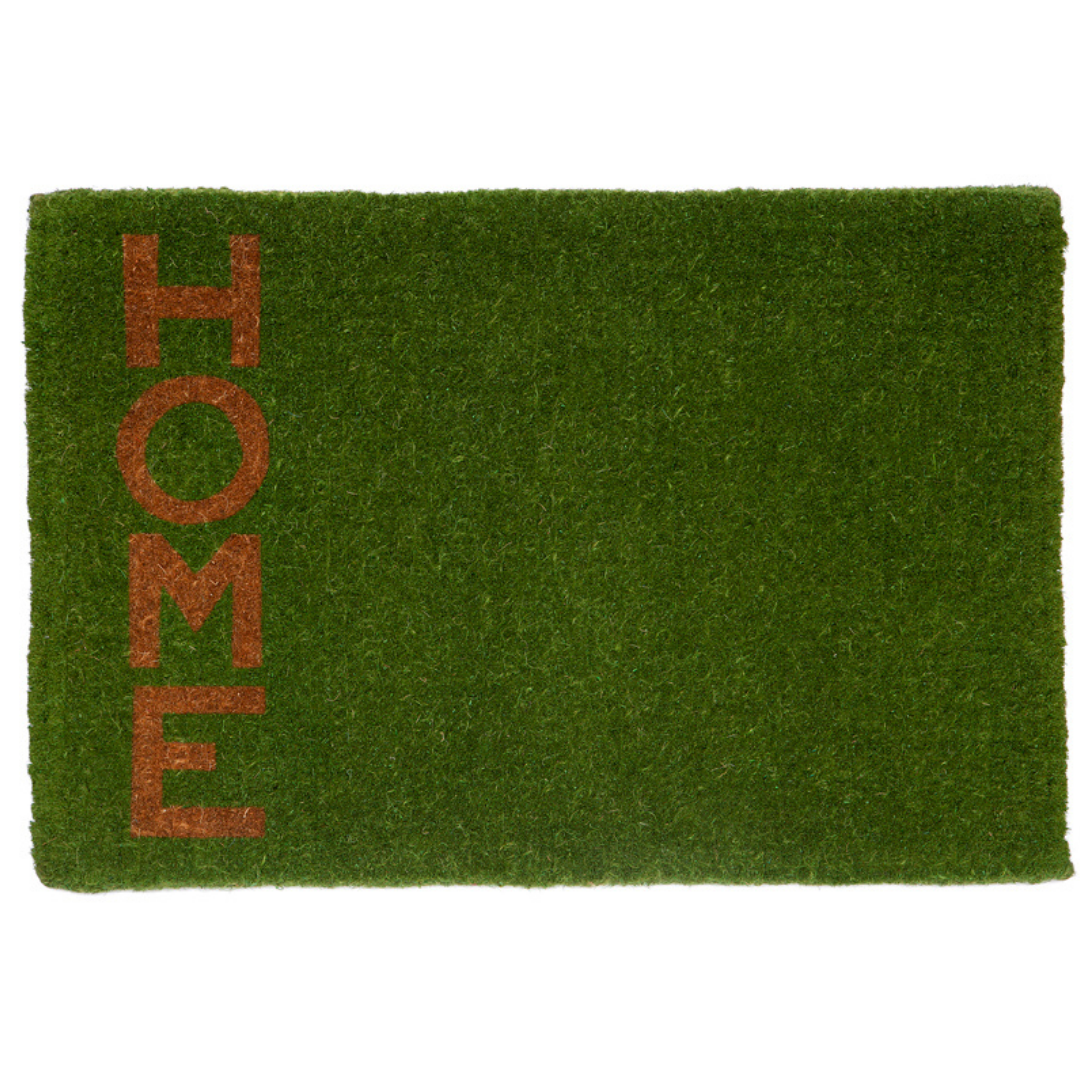 Green Home Thick 100% Coir Doormat - Fab Habitat , Doormats, [product_size],