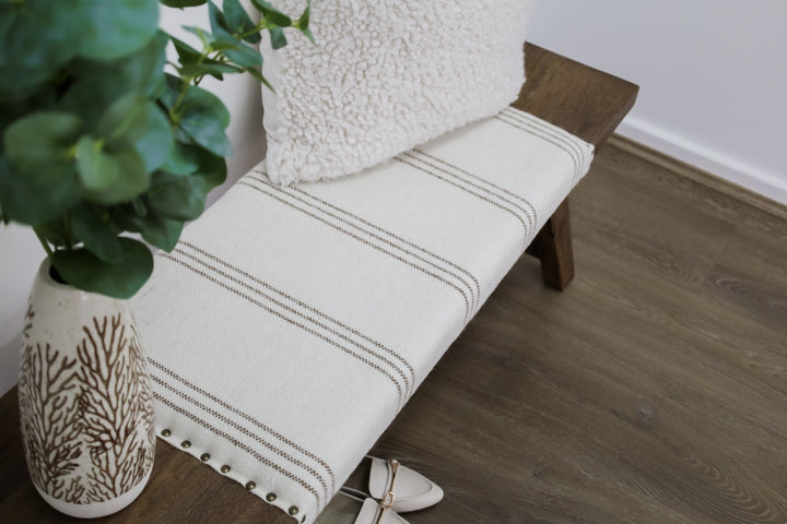 Landour Solid Wood Bench Seat - 120cm