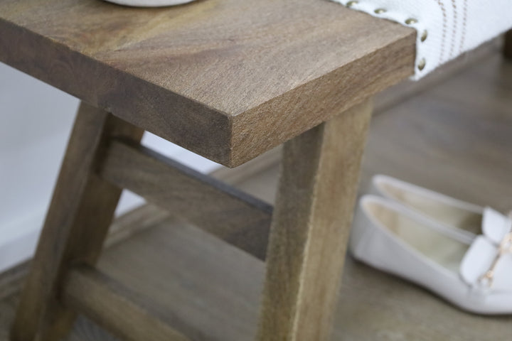 Landour Solid Wood Bench Seat - 120cm