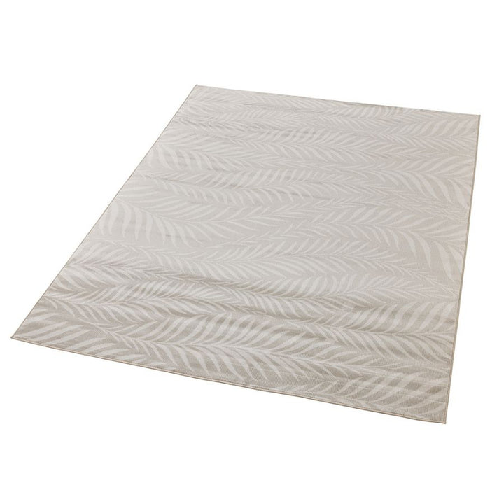 Manad Beige Botanical indoor Outdoor Rug