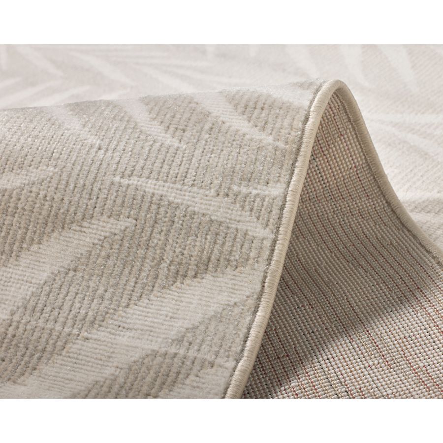 Manad Beige Botanical indoor Outdoor Rug