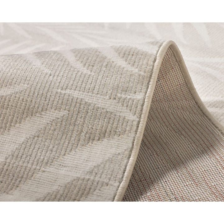 Manad Beige Botanical indoor Outdoor Rug