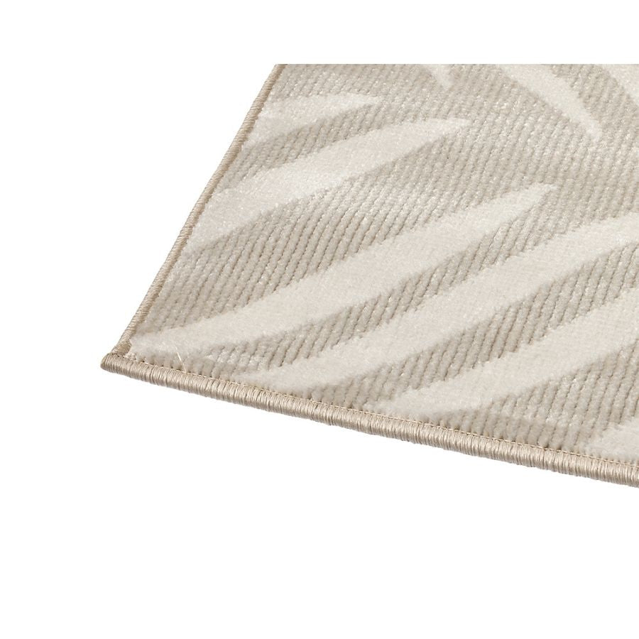 Manad Beige Botanical indoor Outdoor Rug