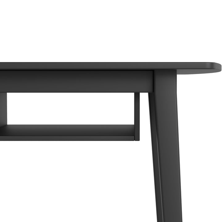 Minaxi Black Modern Study Desk or Office Desk
