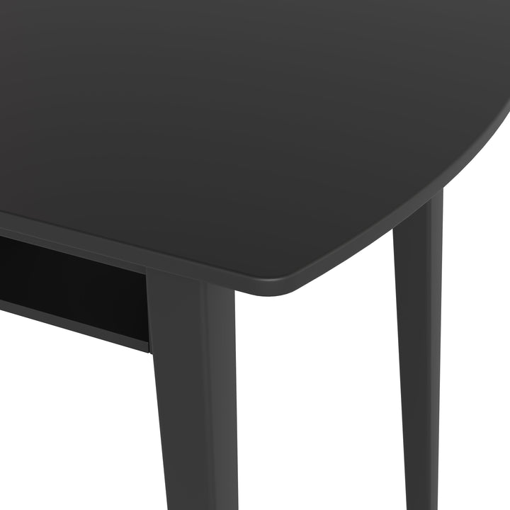 Minaxi Black Modern Study Desk or Office Desk