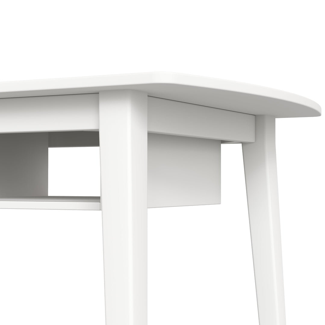Minaxi White Modern Study Desk or Office Desk