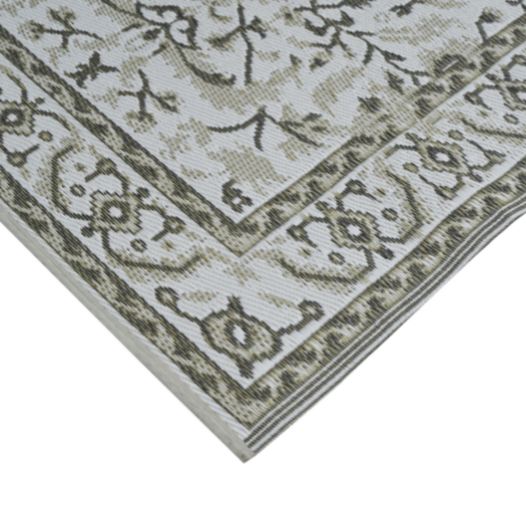 Nain Beige Recycled Plastic Outdoor Rug - Fab Habitat , Recycled Plastic Rugs & Mats,