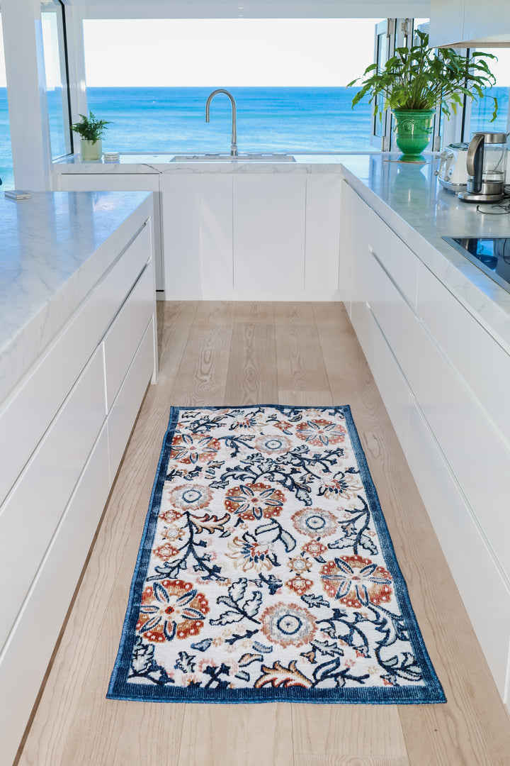 Namsai Floral Multicolour Indoor Outdoor Rug