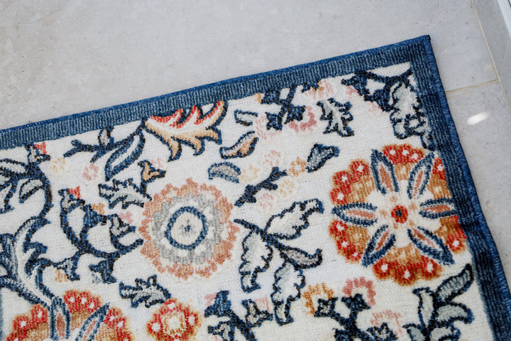 Namsai Floral Multicolour Indoor Outdoor Rug