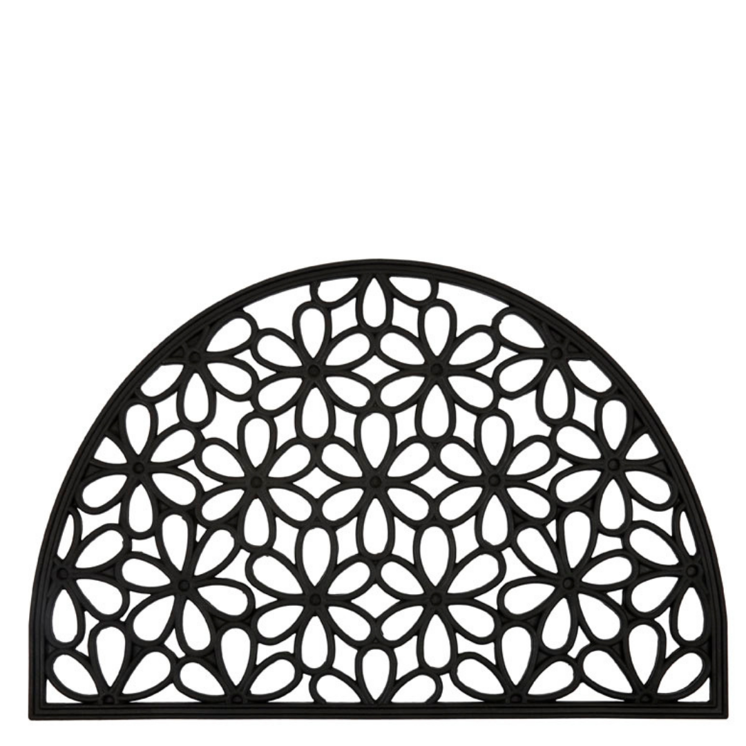60x90 cm Perisa Decorative Half Round Rubber Doormat - Fab Habitat , Doormats, [product_size],