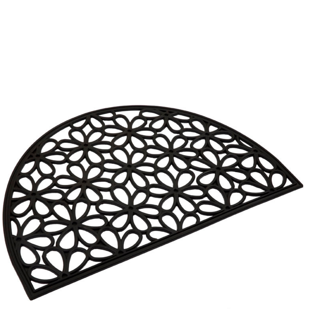 60x90 cm Perisa Decorative Half Round Rubber Doormat - Fab Habitat , Doormats, [product_size],