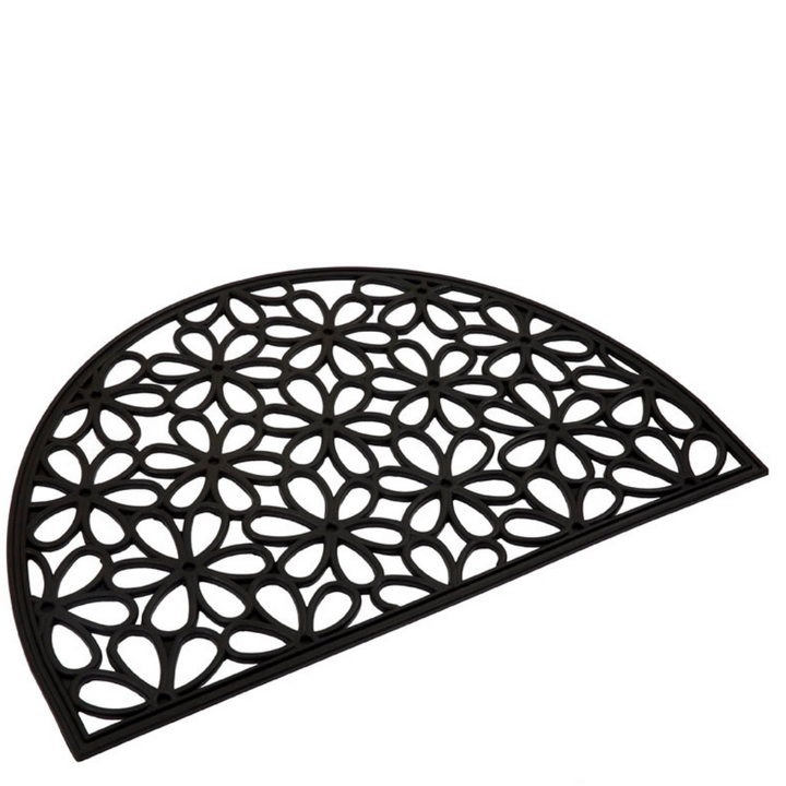 60x90 cm Perisa Decorative Half Round Rubber Doormat - Fab Habitat , Doormats, [product_size],