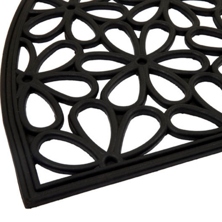 60x90 cm Perisa Decorative Half Round Rubber Doormat - Fab Habitat , Doormats, [product_size],