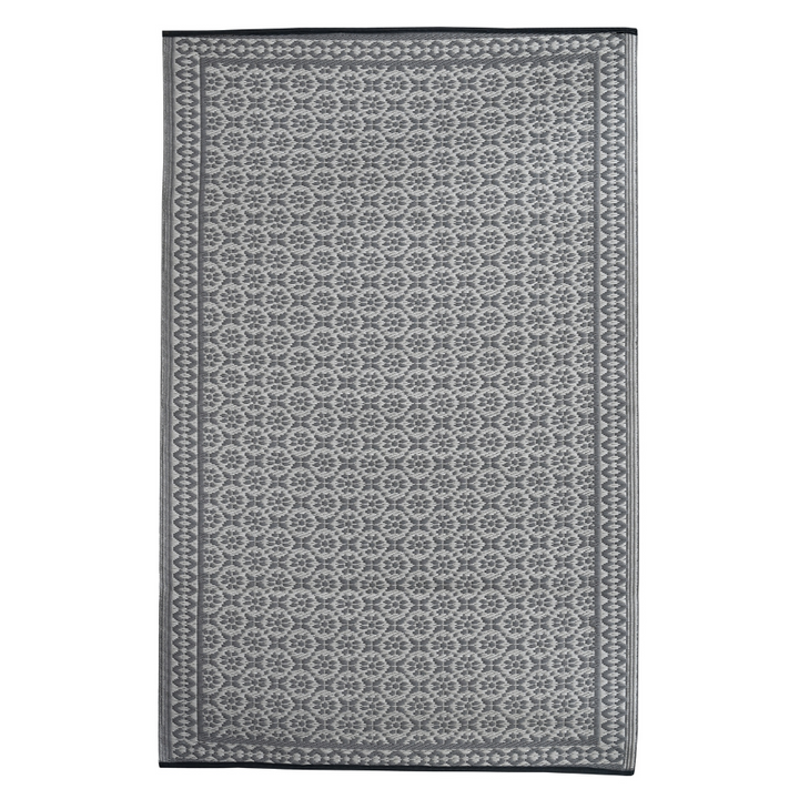 Ronda Grey Recycled Plastic Outdoor Large Rug - Fab Habitat , Recycled Plastic Rugs & Mats, [product_size],