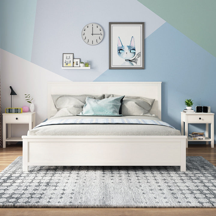 Safi White Queen Bed
