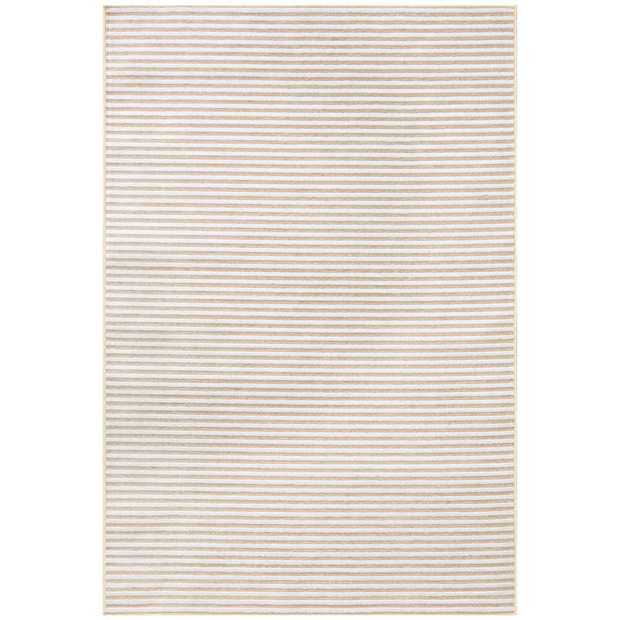 Seoul Beige Striped Indoor Outdoor Rug