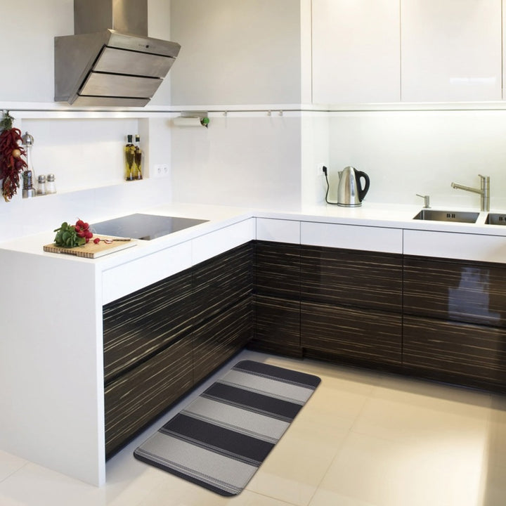 Stripe Deep Cavern Laundry & Kitchen Mat - Fab Habitat , Soft Padded Kitchen Mats, [product_size],