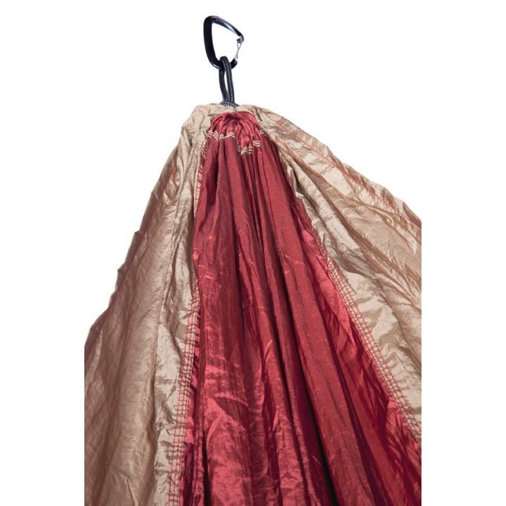 Travel Hammock - Ruby Wine Body & Lead Grey Border - Fab Habitat , Hammocks, [product_size],