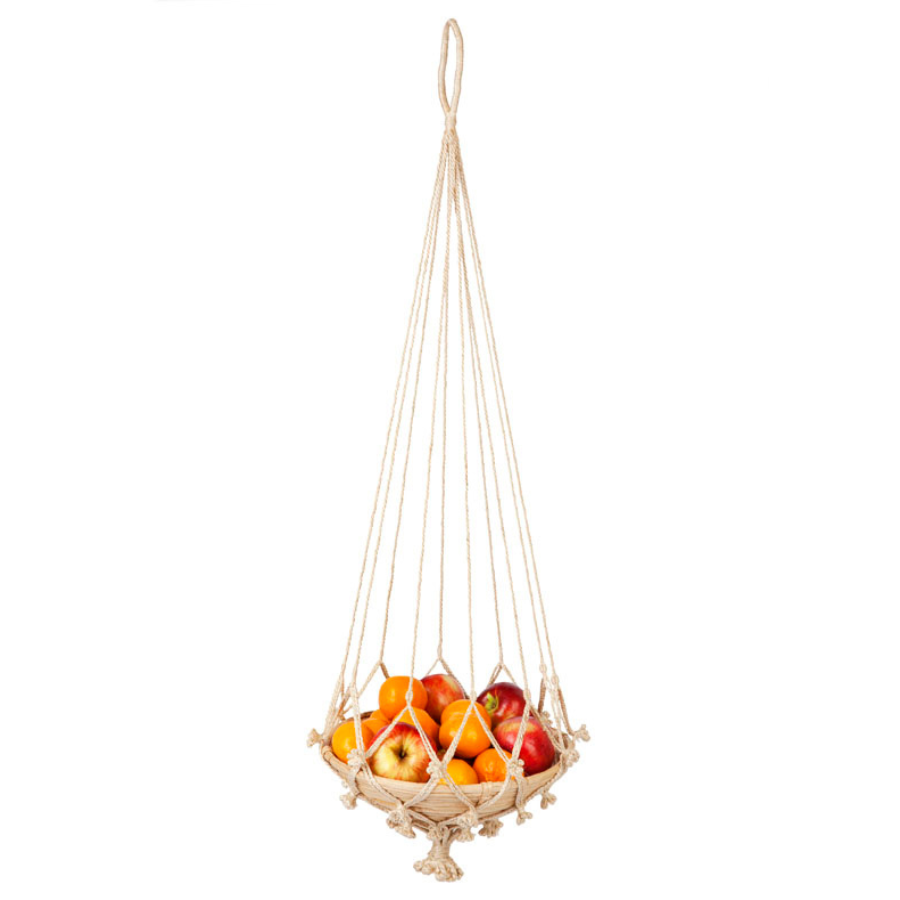 Set of 2 Vibhav Handmade Jute Macrame Plant Hanger and Pot Holder - 105 cm - Fab Habitat , Macrame Plant hanger, [product_size],