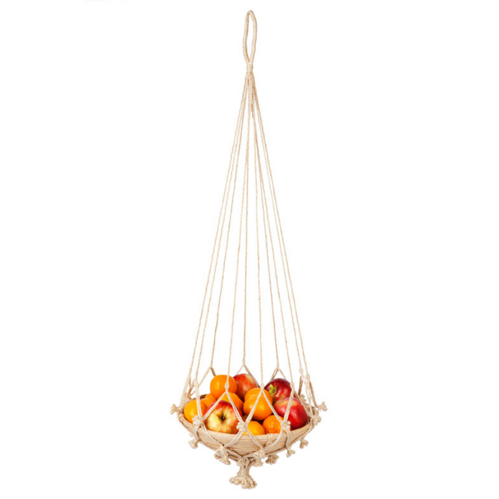 Set of 2 Vibhav Handmade Jute Macrame Plant Hanger and Pot Holder - 105 cm - Fab Habitat , Macrame Plant hanger, [product_size],