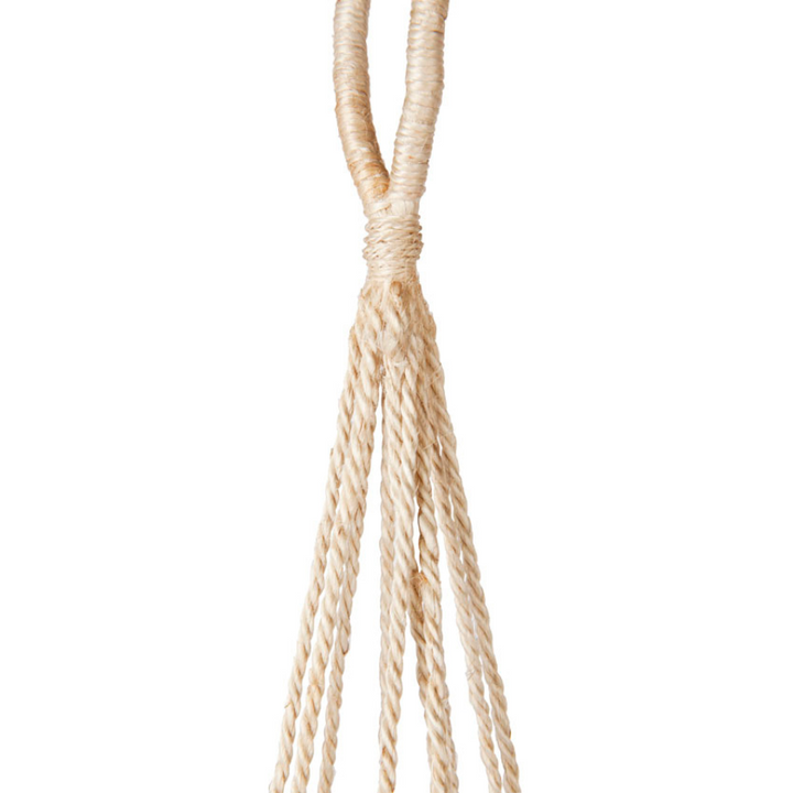 Set of 2 Vibhav Handmade Jute Macrame Plant Hanger and Pot Holder - 105 cm - Fab Habitat , Macrame Plant hanger, [product_size],
