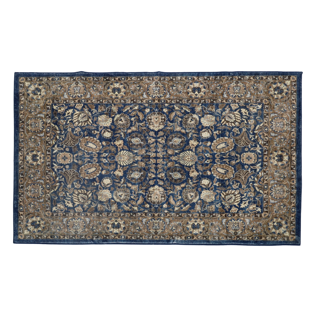 Vihaan machine washable rug for living room – 270x360 cm – grey pattern – Australia online store