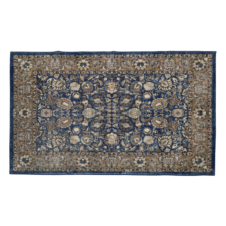 Vihaan machine washable rug for living room – 270x360 cm – grey pattern – Australia online store
