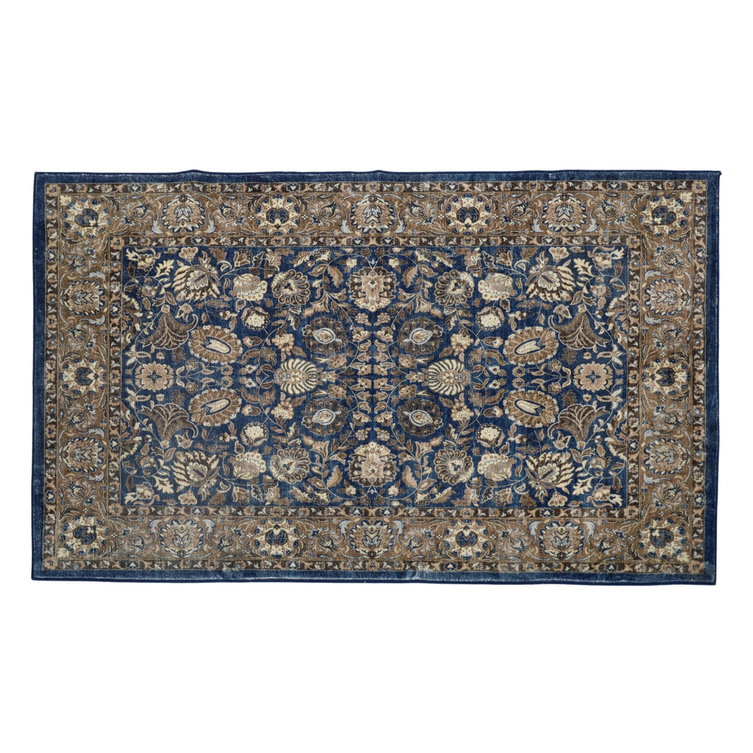 Vihaan machine washable rug for living room – 270x360 cm – grey pattern – Australia online store