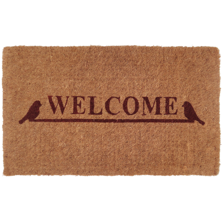 Welcome Thick Coir Doormat - Fab Habitat , Doormats, [product_size],
