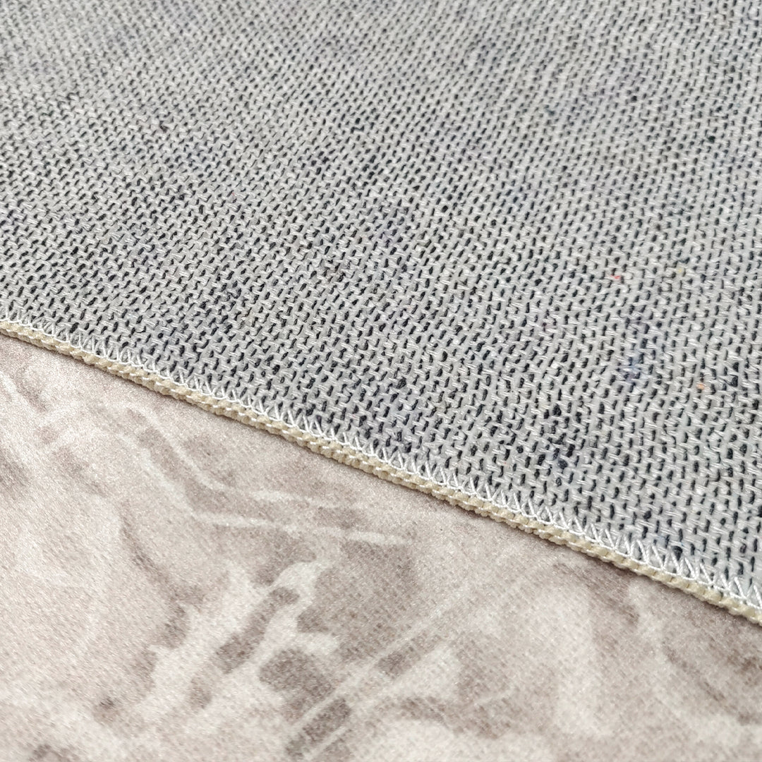 60 Cm X 180 Cm Shay Beige Machine Washable Non Slip Kitchen Mat - Fab Habitat , Machine Washable Kitchen Mats, [product_size],