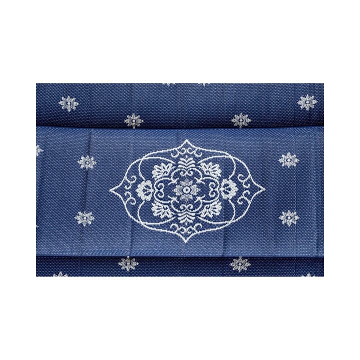 Oriental Blue & White Traditional Foldable Waterproof Large Camping Mat - 270x360 CM - Camping Mats Fab Habitat