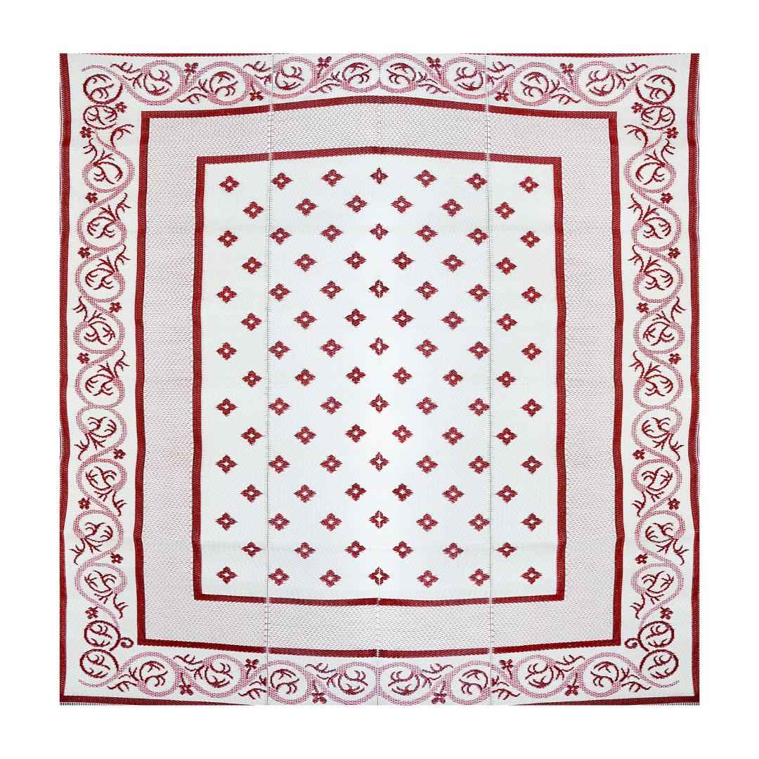 Orissa Red Foldable Waterproof Large Camping Mat - 270x360 CM - Camping Mats Fab Habitat