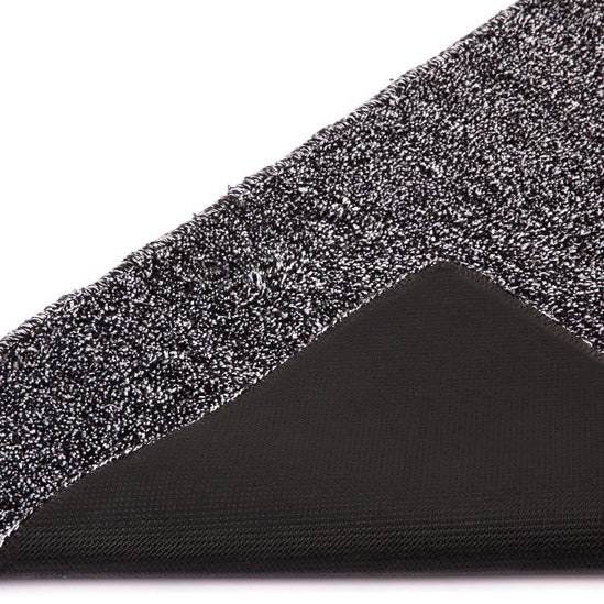 Polycot Black Non Slip Doormat - Doormats Fab Habitat