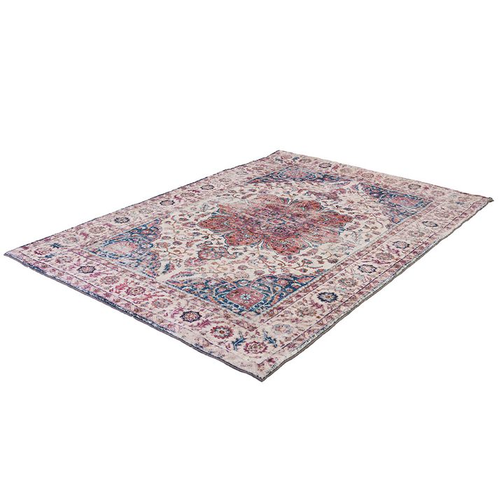 Babylon Multicolour Traditional Distressed Large Rug - Soft And Plush Turkish Rugs Fab Habitat