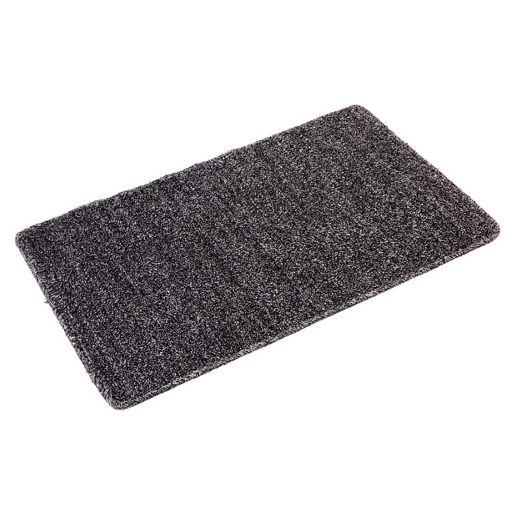 Polycot Black Bathroom Mat - Fab Habitat , Doormats,