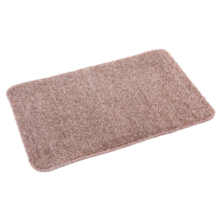 Polycot Beige Bathroom Mat - Fab Habitat , Doormats,