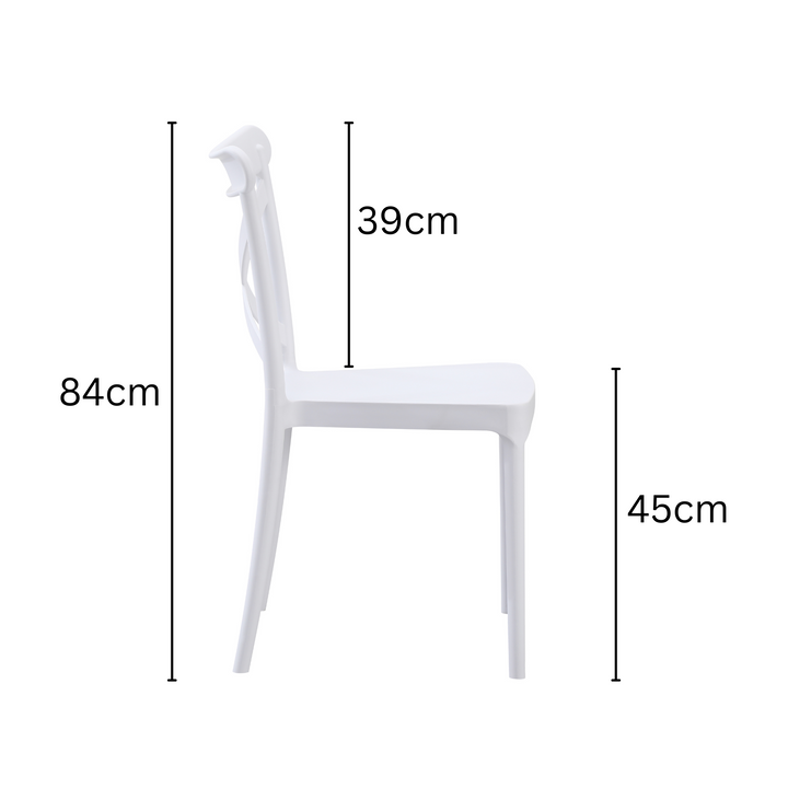 Trancoso White Outdoor Chair - Fab Habitat , Outdoor Furniture, [product_size],